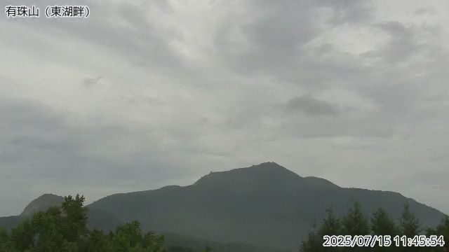 有珠山 東湖畔のライブカメラ