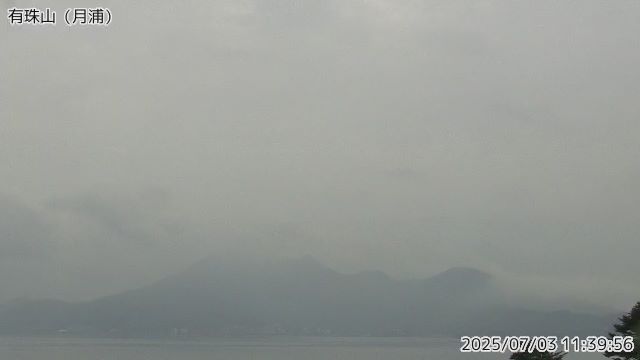 有珠山 月浦のライブカメラ