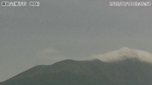 霧島山 猪子石（御鉢）のライブカメラ