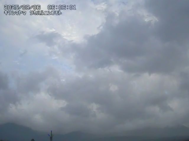 霧島山 高原西麓のライブカメラ