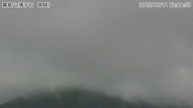 霧島山 猪子石（御鉢）のライブカメラ