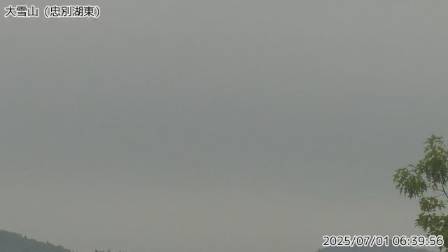 大雪山 忠別湖東のライブカメラ