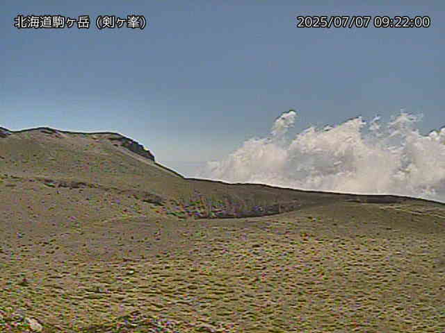 北海道駒ヶ岳 剣ヶ峯のライブカメラ