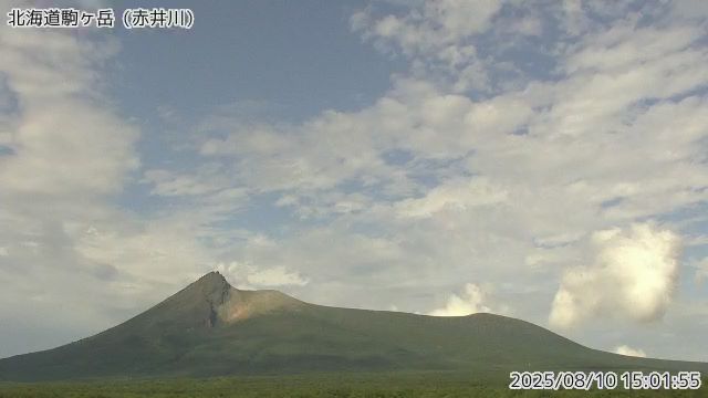 北海道駒ヶ岳 赤井川のライブカメラ