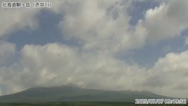 北海道駒ヶ岳 赤井川のライブカメラ