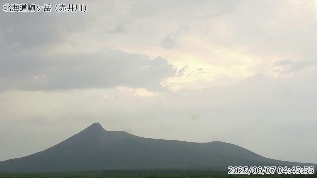 北海道駒ヶ岳 赤井川のライブカメラ
