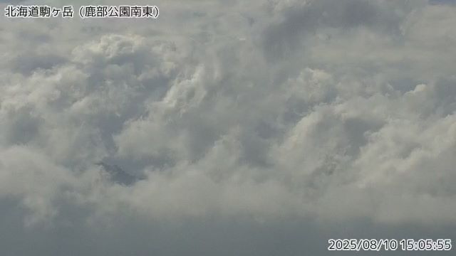 北海道駒ヶ岳 鹿部公園南東のライブカメラ