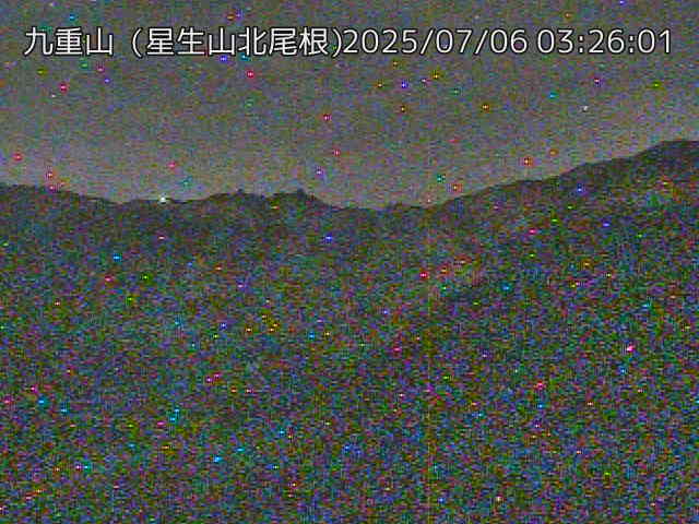 九重山 星生山北尾根のライブカメラ