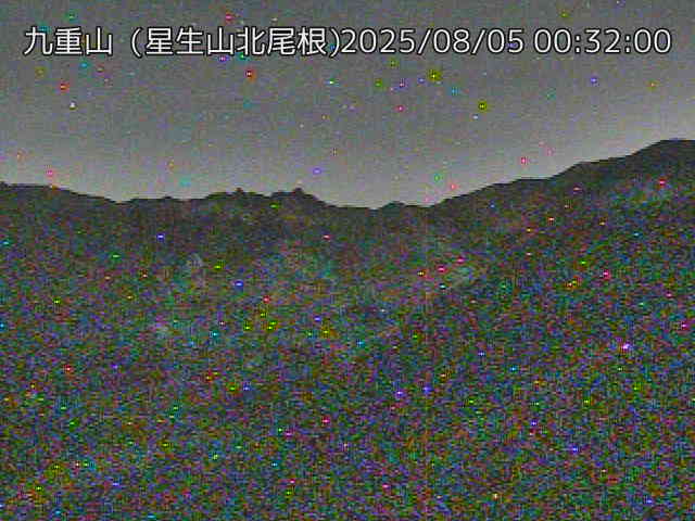 九重山 星生山北尾根のライブカメラ