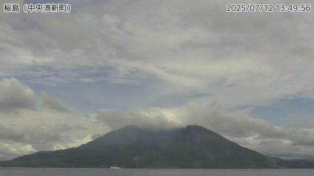桜島 中央港新町のライブカメラ
