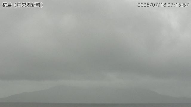 桜島 中央港新町のライブカメラ