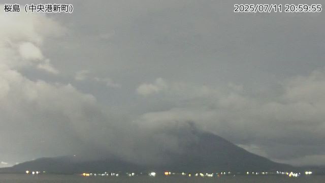 桜島 中央港新町のライブカメラ