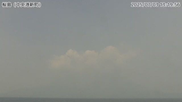 桜島 中央港新町のライブカメラ
