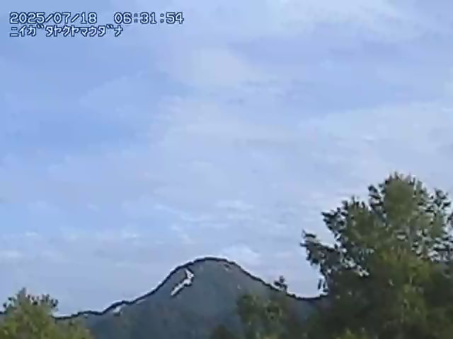 新潟焼山 宇棚のライブカメラ