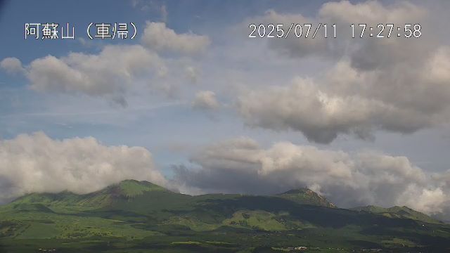 阿蘇山 車帰のライブカメラ