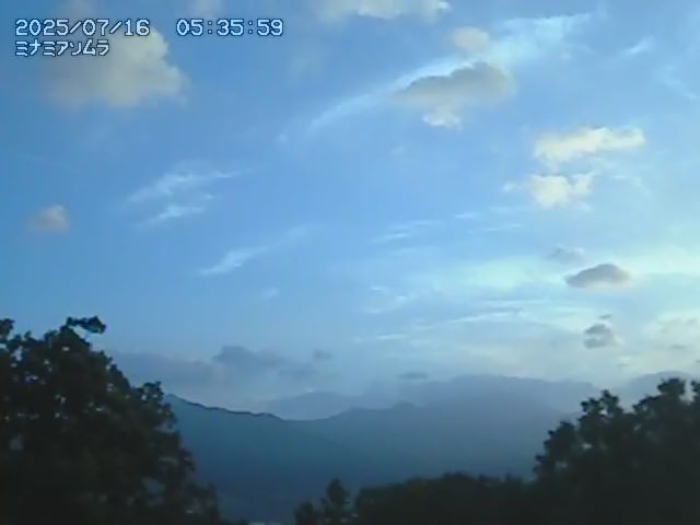 阿蘇山 南阿蘇村のライブカメラ