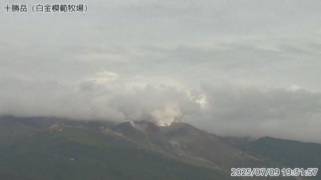 十勝岳 白金模範牧場のライブカメラ