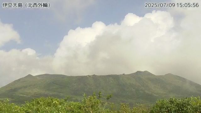 伊豆大島 北西外輪のライブカメラ