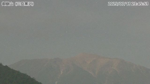 御嶽山 三岳黒沢のライブカメラ