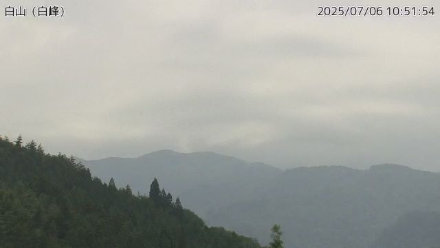 白山 白峰のライブカメラ