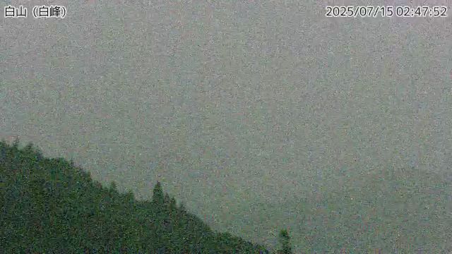 白山 白峰のライブカメラ