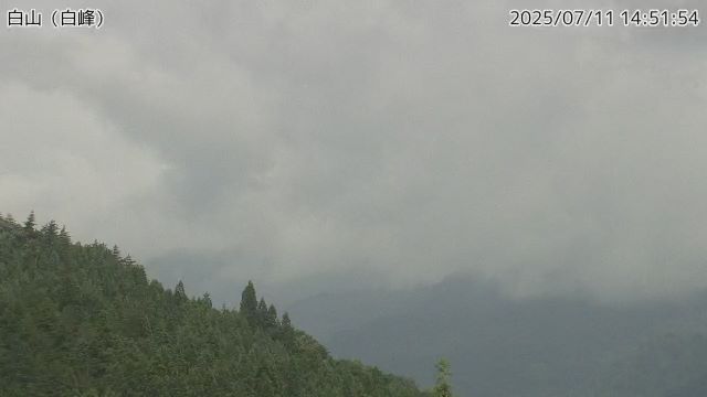白山 白峰のライブカメラ