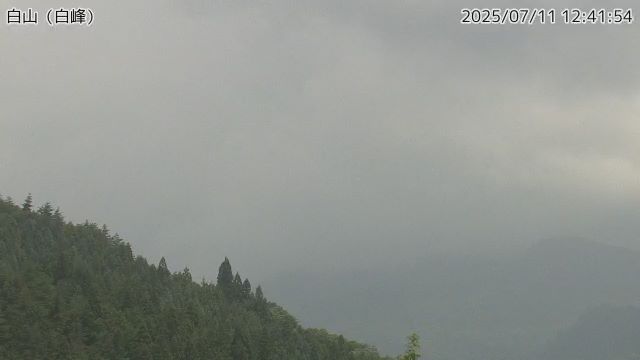 白山 白峰のライブカメラ