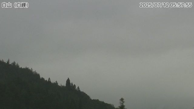 白山 白峰のライブカメラ