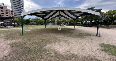 【福山市】ばら祭り開催3日前の中央公園の雰囲気がこちら（5月15日撮影）
