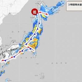 東海・関東で大雨ピークに…沿岸は暴風にも警戒：気象予報士解説