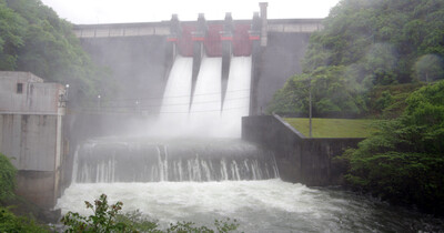 名張川上流3ダムで13日にフラッシュ放流　室生ダムでは一般公開も