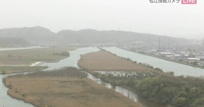 黄砂で視界悪化…空が霞む状態続く　島根・鳥取で２日連続の観測　１９日も注意