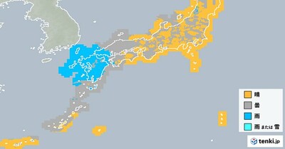 今日20日　西から雨雲　九州は局地的に激しい雨　近畿や東海、関東は夏日地点増加