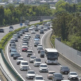GWの茨城県内高速道渋滞　29日、常磐道で最大20キロ見込み