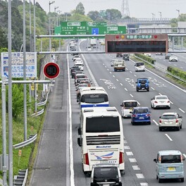茨城県内の常磐道など渋滞　友部JCTで3キロ