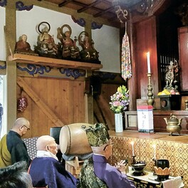 長野県山形村の古刹・清水寺で八十八夜に祈り　例祭に森貫主が5年ぶり来村