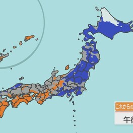 東日本では雨強まるところも 東海・関東では帰宅時間の雨対策を 西日本は雨止み晴れ間も