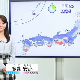 【動画】8日の天気 - 大気不安定　晴れる所も雨具の準備を　日本海側ほど雨の時間が長く（8日7時更新）