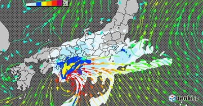 日曜日は西・東日本の太平洋側を中心に雨や雷雨　月曜日も本州付近は本降りの雨
