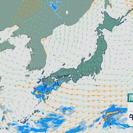 西日本で大気の状態不安定に 急な雷雨に注意を 雷雨のおそれは7日にかけては東日本や北日本でも 雨と風予想シミュレーション