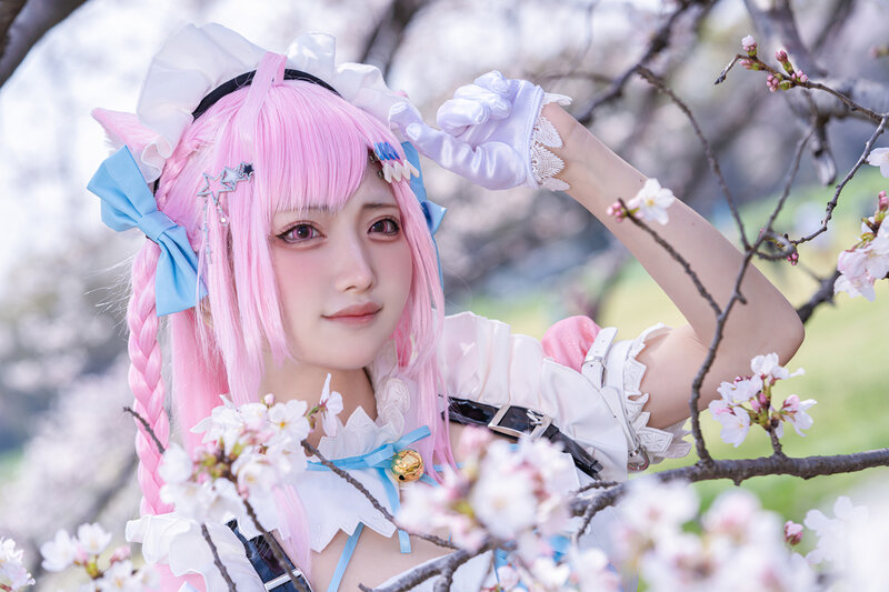 【コスプレ】“さくたん”と春の花が最強の組み合わせだった！美女コスプレイヤーによる「結城さくな」満開フォトレポートをお届け【写真15枚】