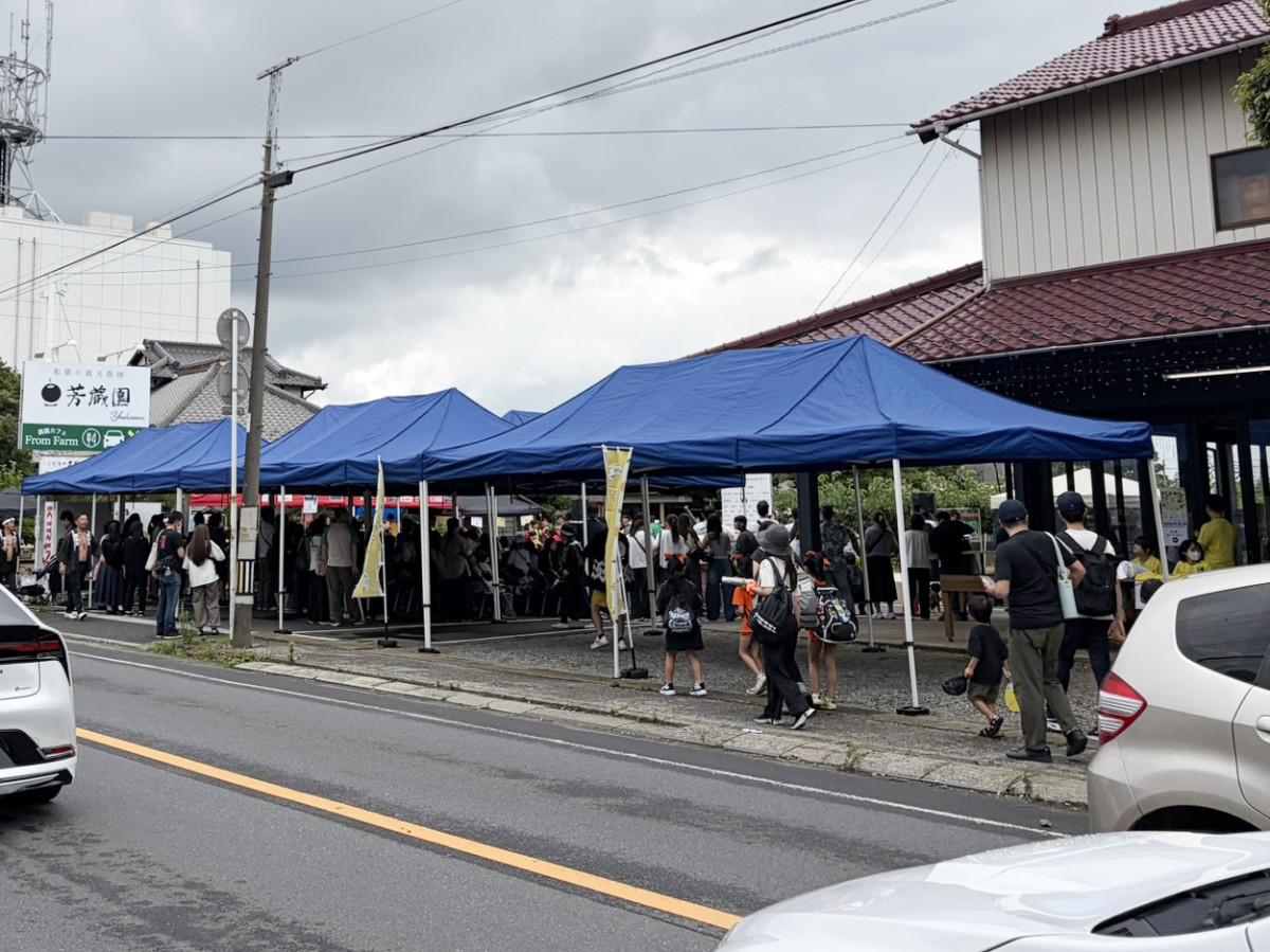 二和三咲地区で梨農家の敷地を会場に「第3回梨まつり」