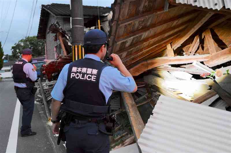 ＜2026年熊本地震＞〝火事場泥棒〟許すな　熊本県警が警戒強める　2016年熊本地震、2024年能登地震でも多発　全国から応援、防カメ増設