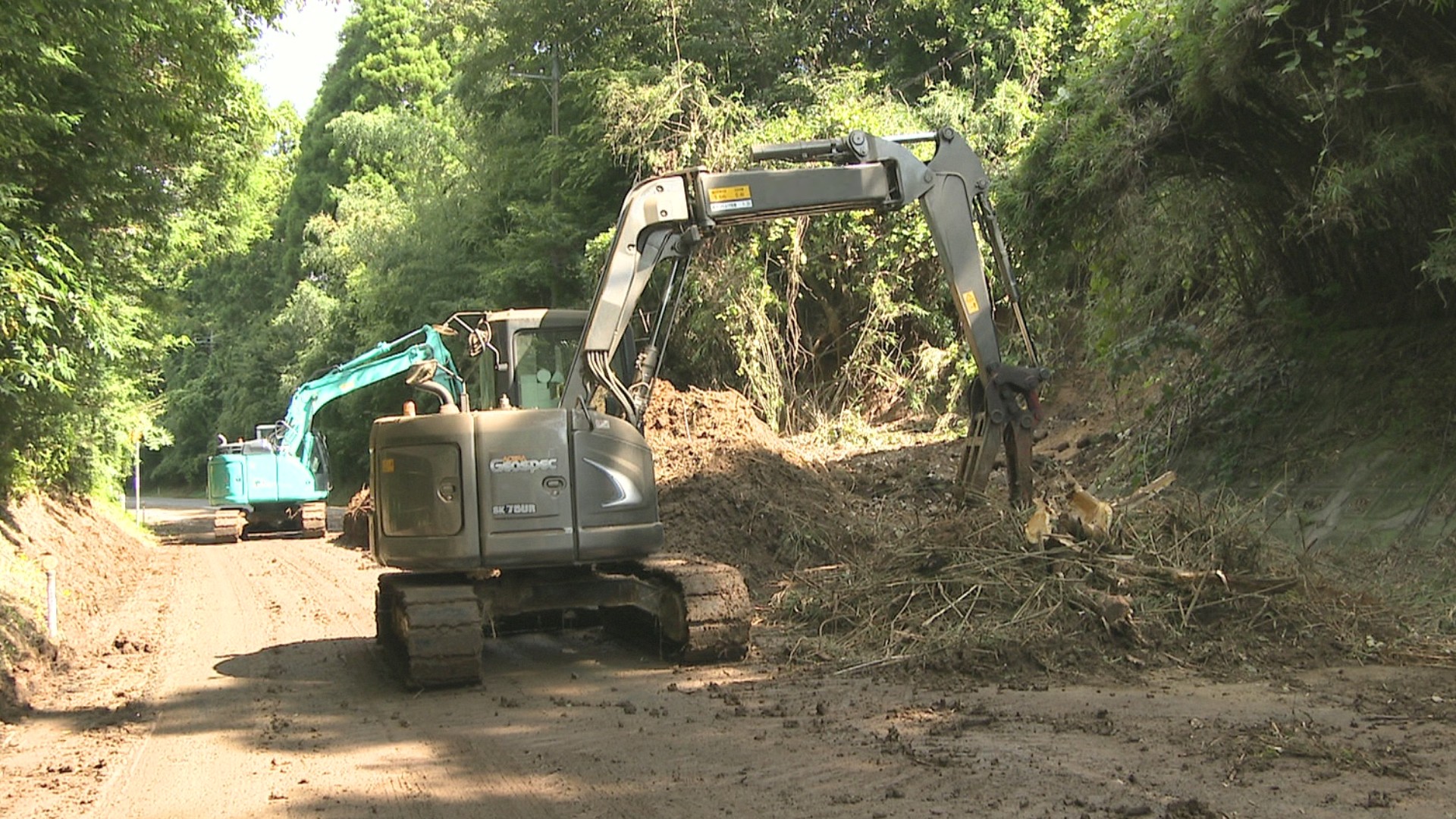 千葉豪雨で土砂流入　県道生実本納線の通行規制を解除　全線での通行が可能に