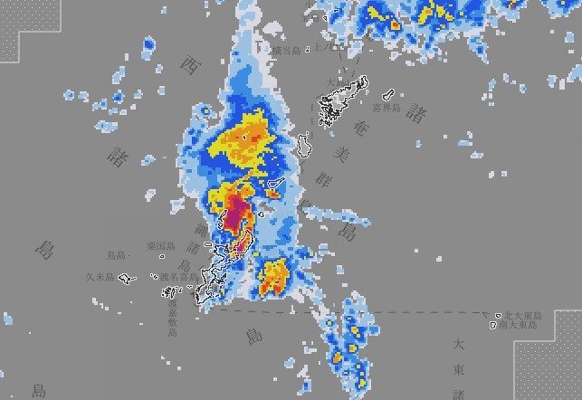 【速報】沖縄本島北部で線状降水帯発生の予測　気象庁が発表　（5日午後8時50分）