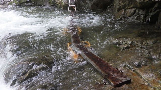 長雨影響…西沢渓谷で全線通行止め 河川の増水で歩道が冠水 安全通行が困難に 山梨