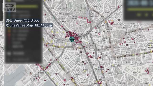 終電後に線路沿いを歩く人たち 千葉豪雨　位置情報から分析