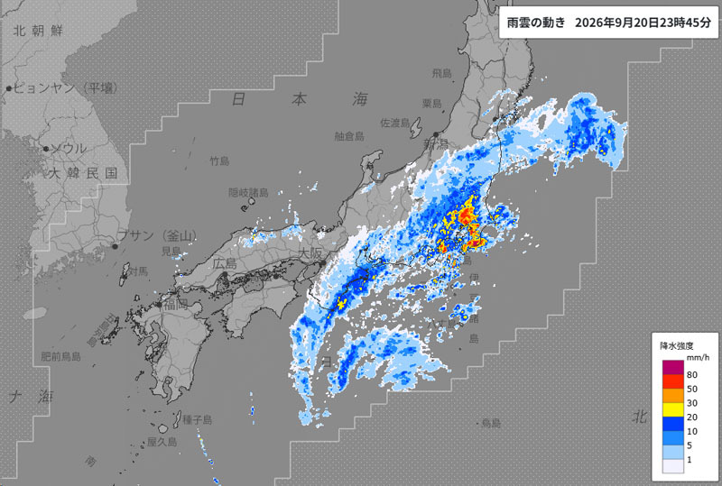 【速報】線状降水帯が発生する可能性　埼玉、東京など首都圏で