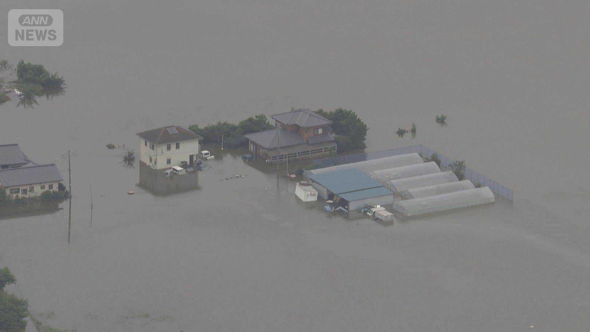 台風が過ぎた後に浸水…堤防決壊で“町一帯”に流水　洪水被害を防ぐ“調整池”でなぜ