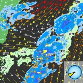 【日本海低気圧】７日朝は雨、風が強い予想　一方、沖縄の梅雨入りは遅れる見通し